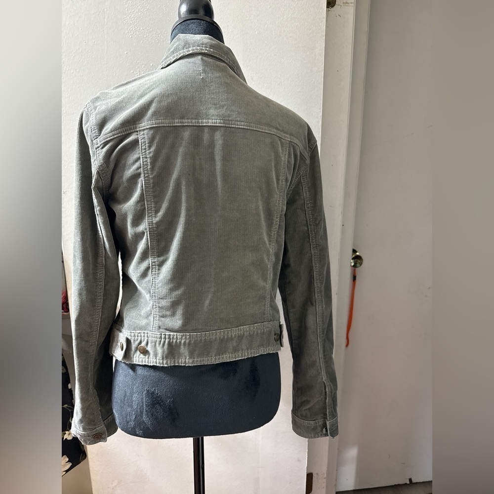 GAP Women's Olive Denim Jacket - Picture 2 of 5